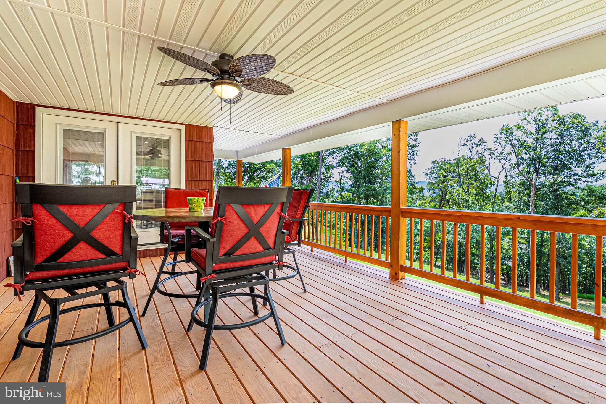 14608 Brant Road Southwest Cresaptown, MD 21502 - Photo 35 of 40 a view of a chairs and table in the balcony