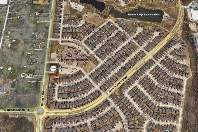 a front view of a house with a tree