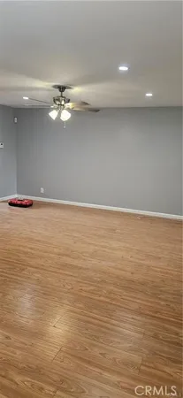 a view of a room with an empty space