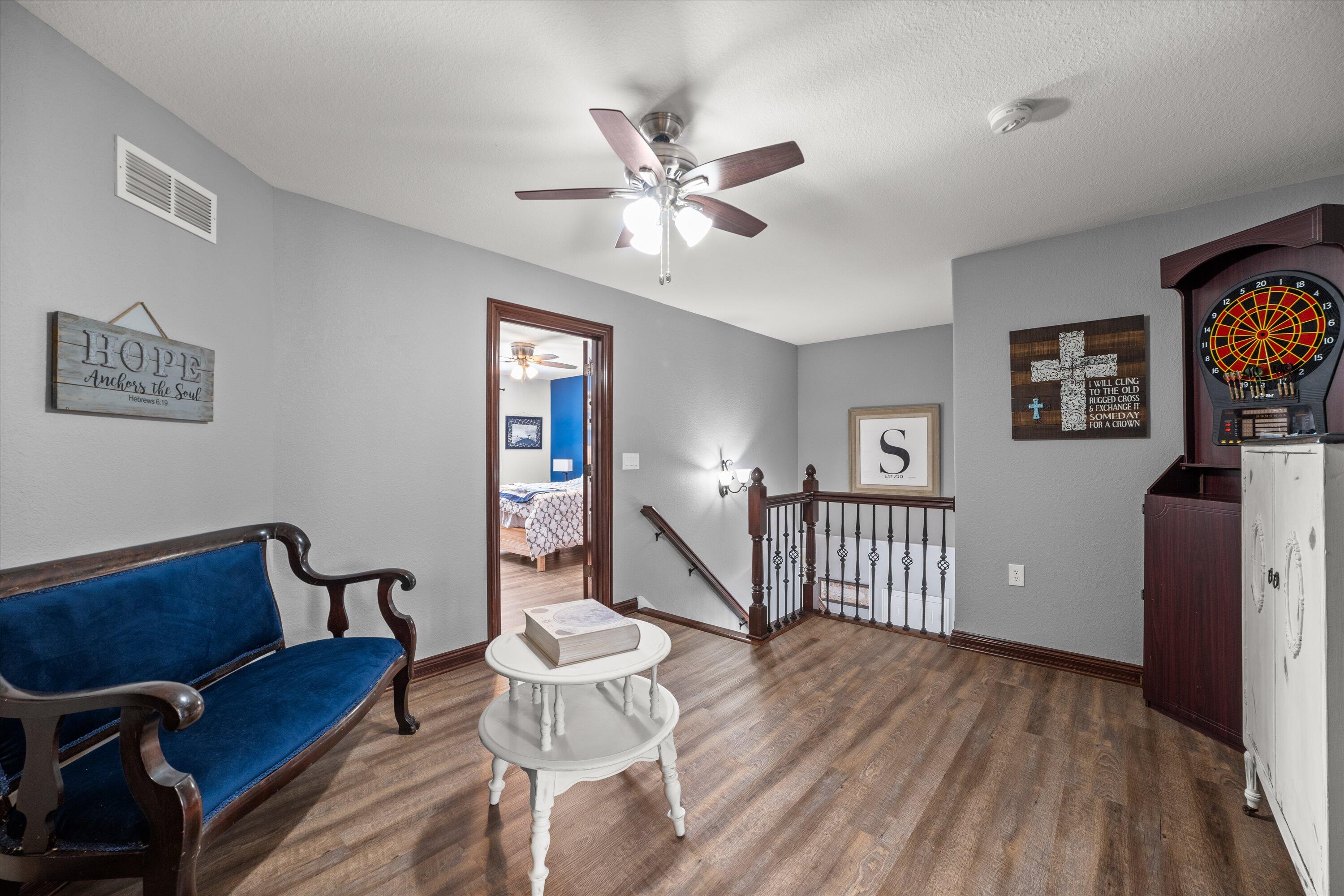 139 Legend Court Wales, WI 53183 - Photo 50 of 103 Upstairs Loft with LVP Flooring