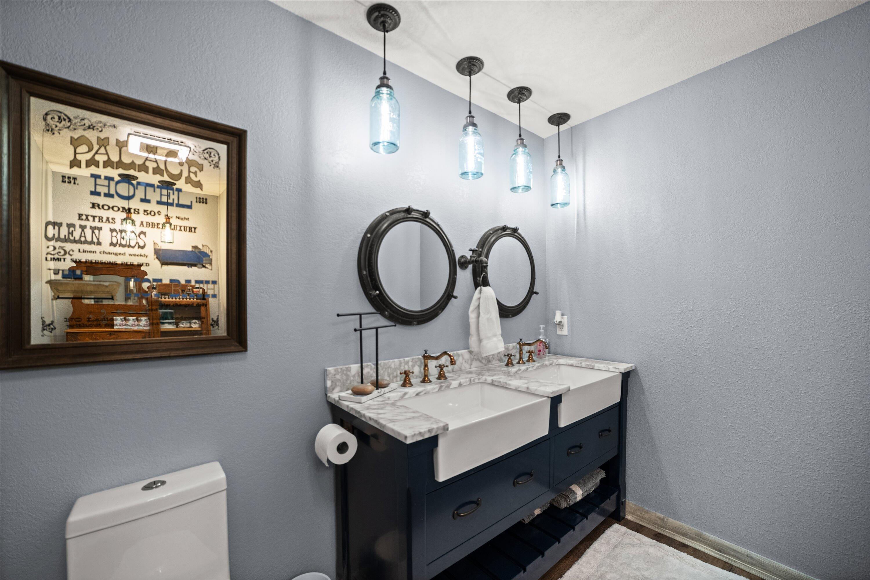 139 Legend Court Wales, WI 53183 - Photo 64 of 82 Dual Sinks and Marble Countertops