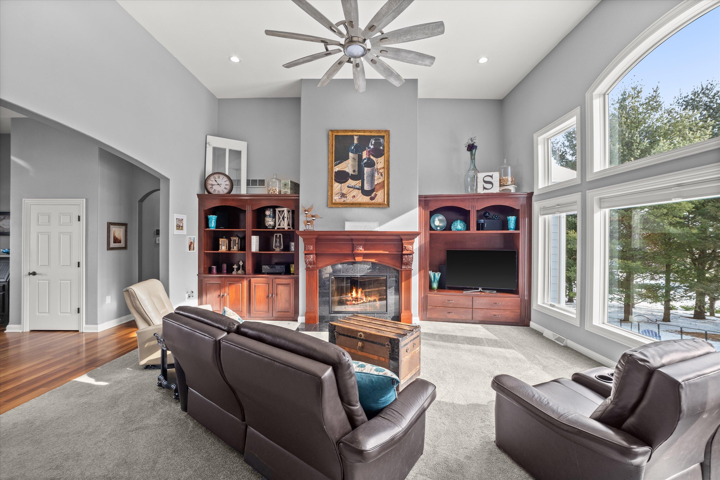 139 Legend Court Wales, WI 53183 - Photo 5 of 82 Great Room with 15 Ft Ceilings