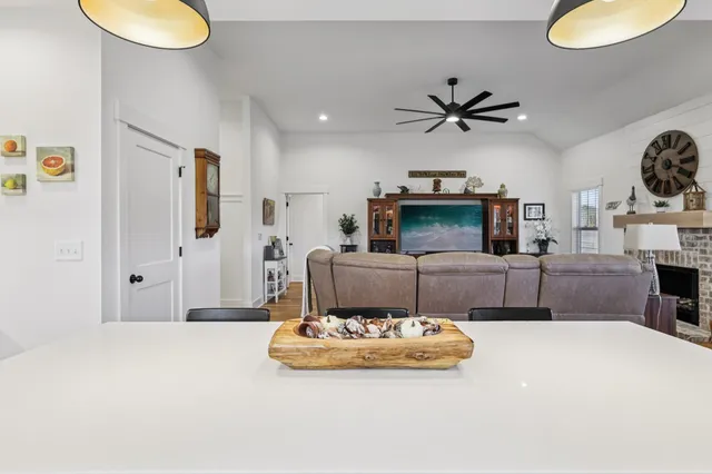 a house view with a garden space