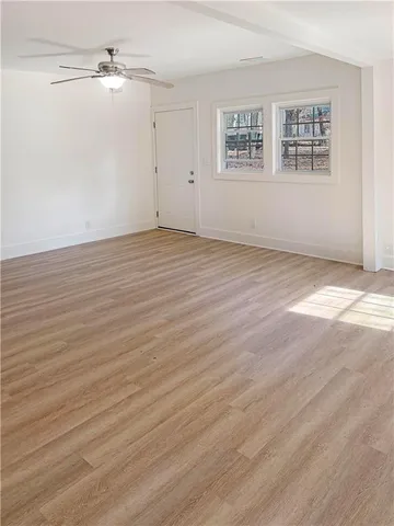 wooden floor in an empty room