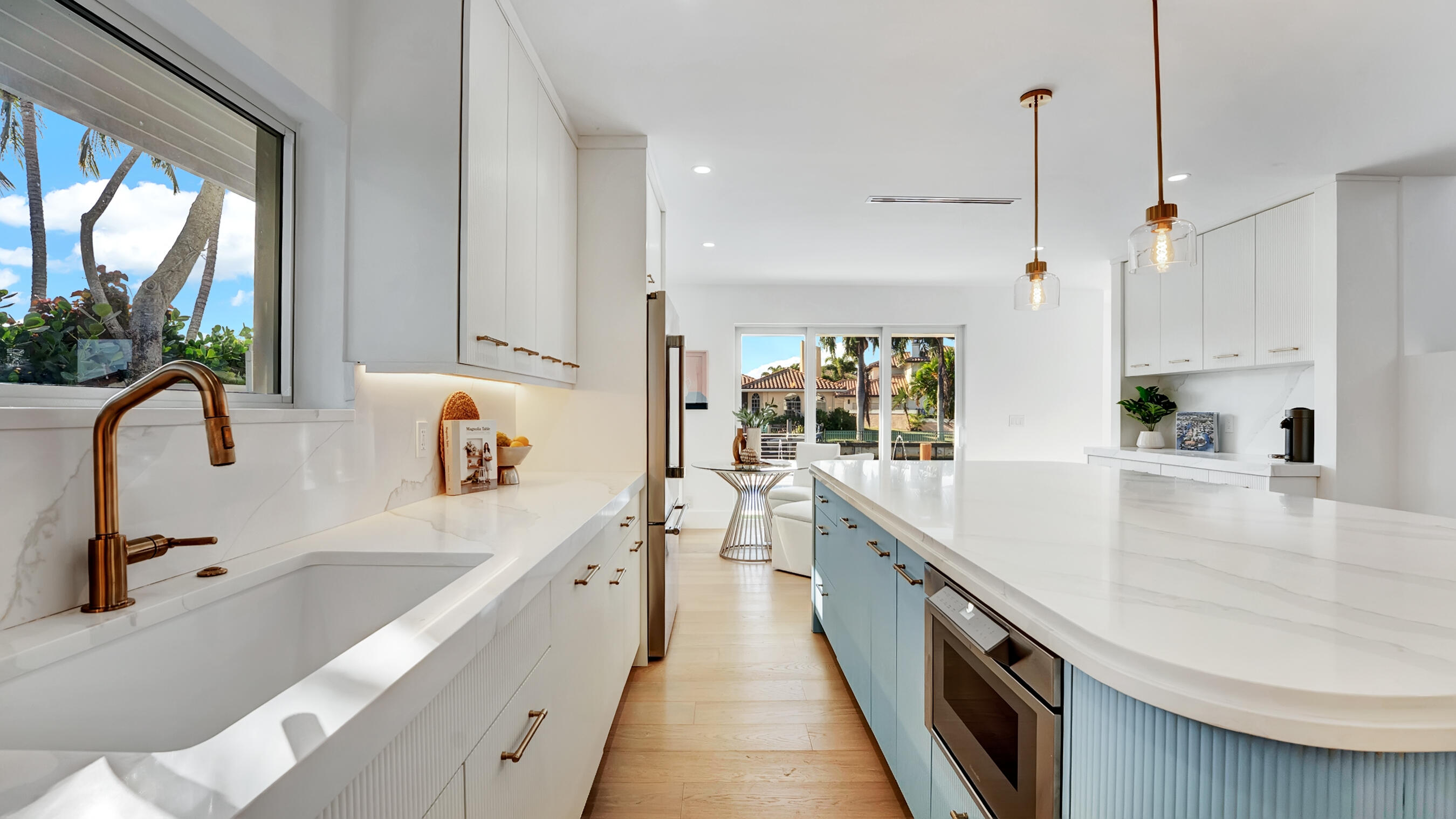 580 Southwest 15th Street Boca Raton, FL 33432 - Photo 23 of 70 Kitchen view to the pool