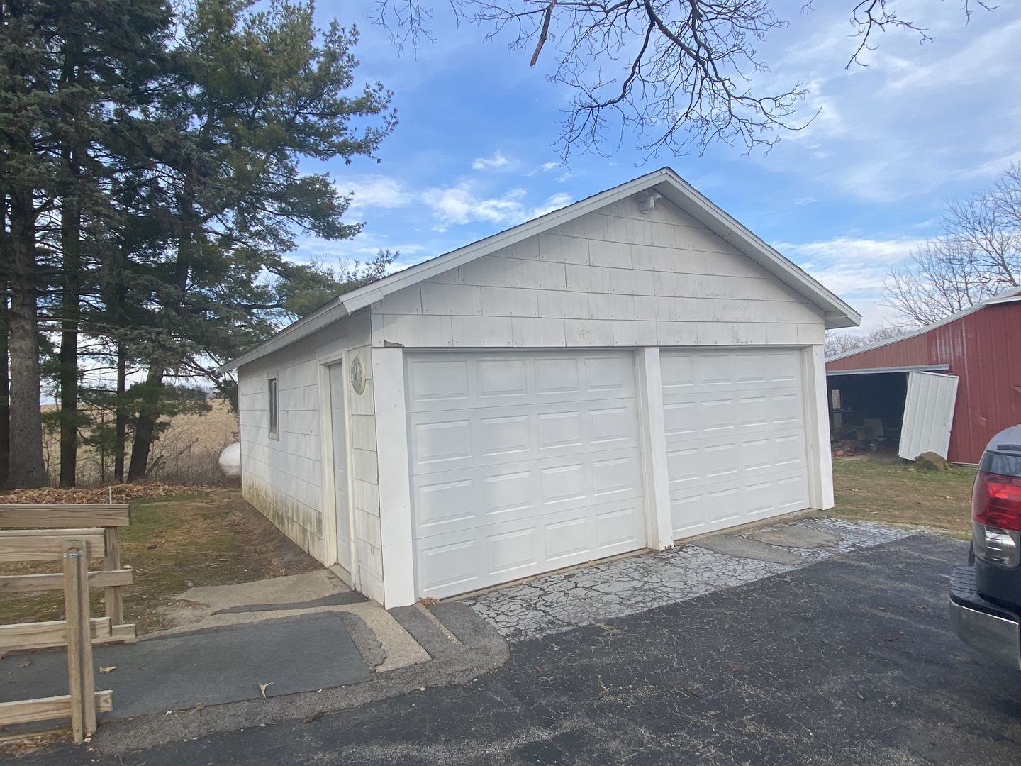 12738 Covell Road Morrison, IL 61270 - Photo 9 of 23 a view of garage and yard