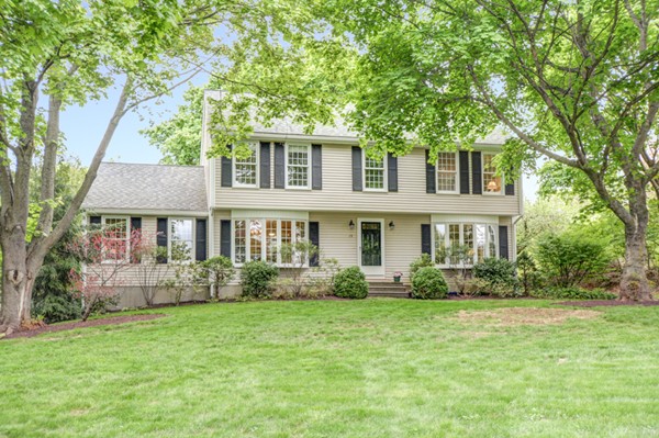 19 Robert Road Stow, MA 01775 - Photo 1 of 30 a front view of a house with garden