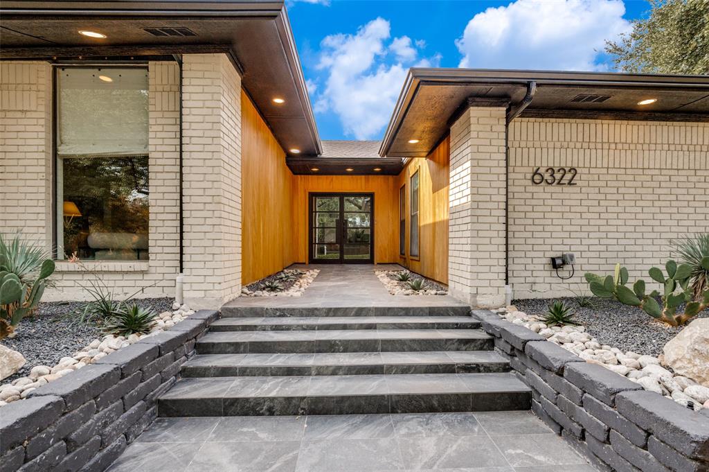 6322 Pineview Road Dallas, TX 75248 - Photo 2 of 40 a view of a house with entryway and stairs