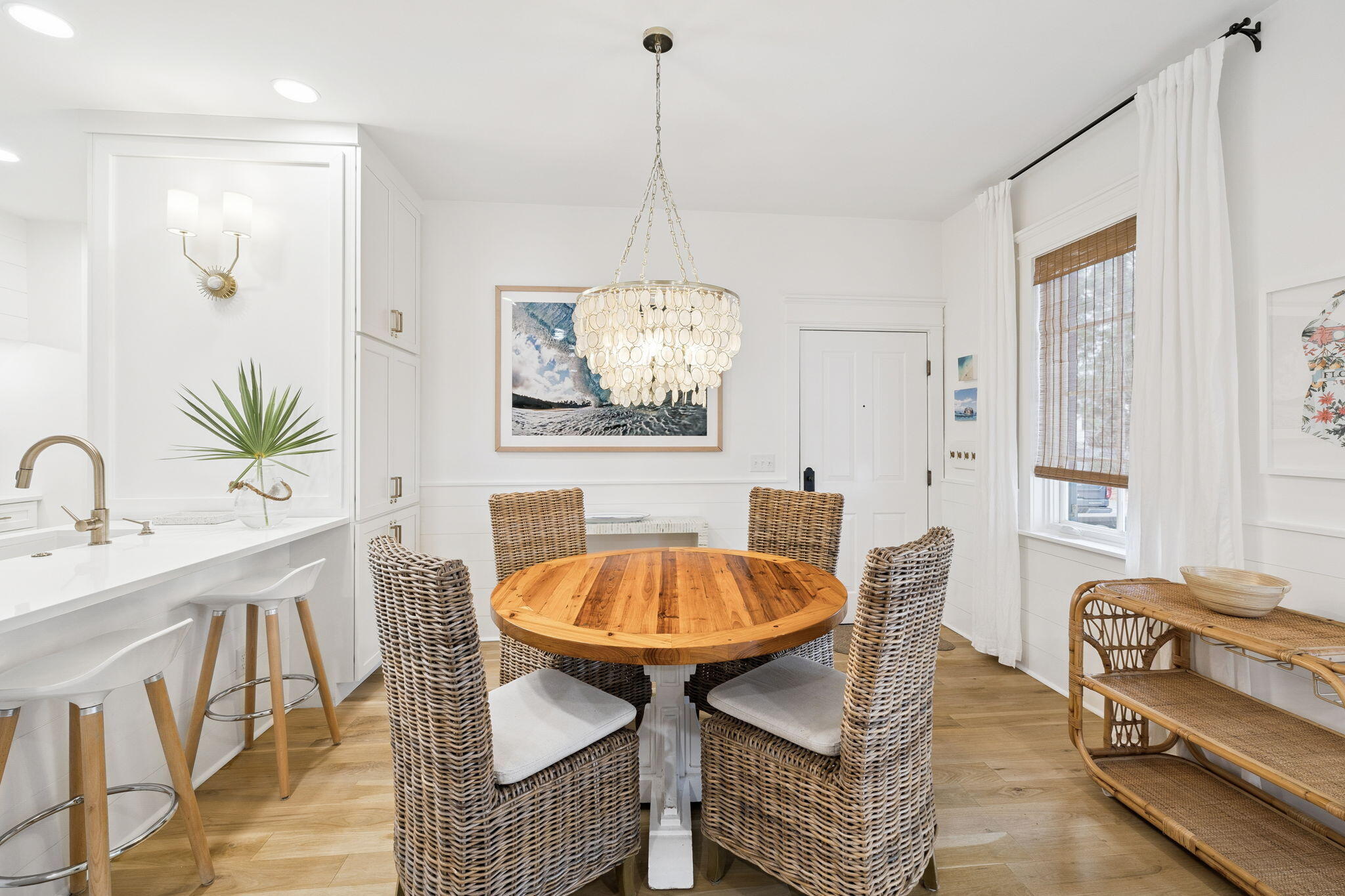 45 St Augustine Street, Unit 9101 Inlet Beach, FL 32461 - Photo 11 of 32 a dining room with furniture and chandelier