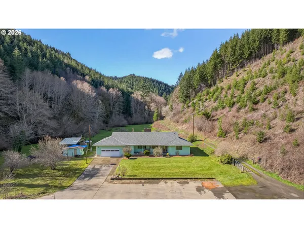 a view of house with outdoor space