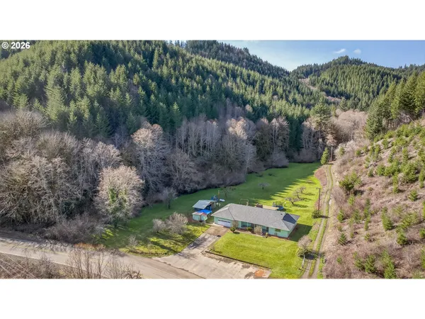 a bird view of a house