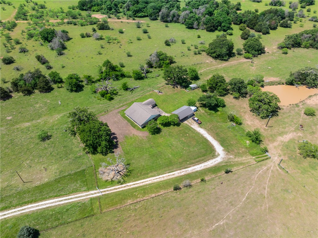 9393 Locke Road Bryan, TX 77808 - Photo 38 of 39 an aerial view of a yard