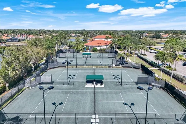a view of a backyard with a patio