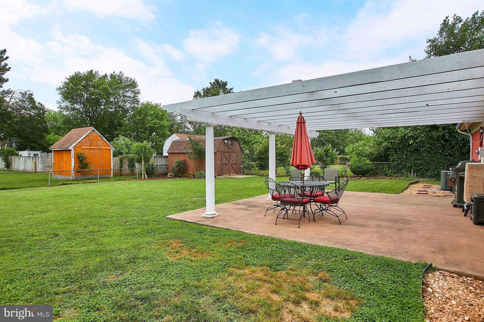 4119 Lees Corner Road Chantilly, VA 20151 - Photo 27 of 30 Backyard with Large Shed w/Electricity