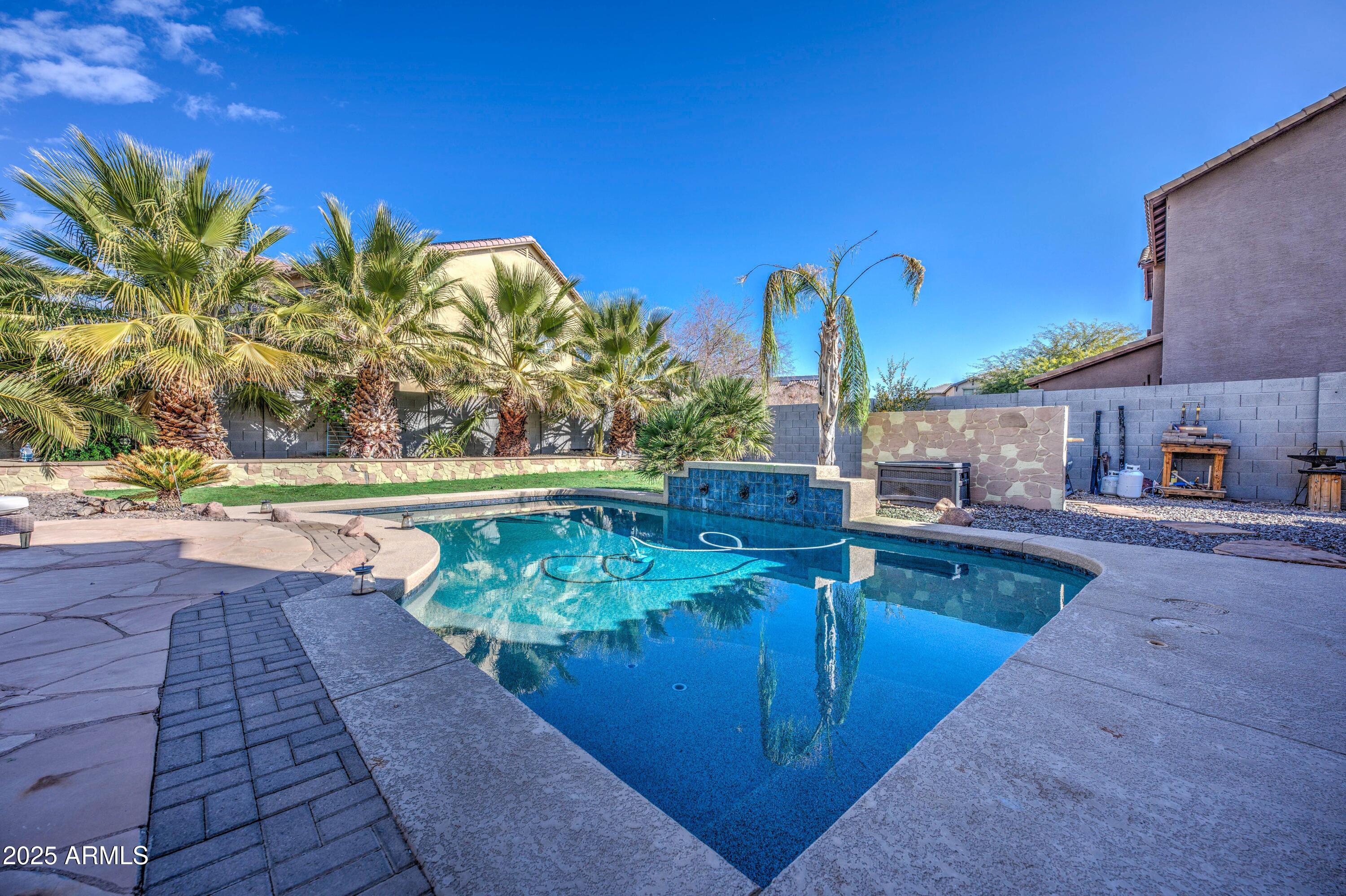 9778 Barley Road Florence, AZ 85132 - Photo 54 of 58 Pool and Palm Trees