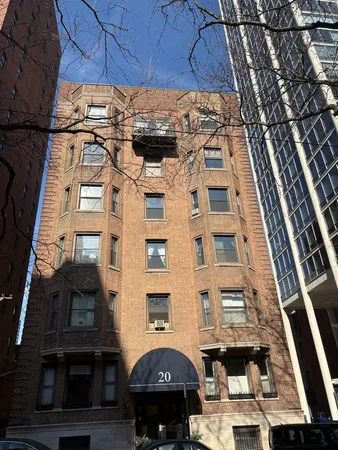 a front view of a building