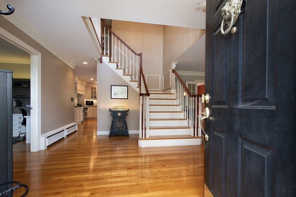 124 Hillcrest Road Marshfield, MA 02050 - Photo 3 of 41 a view of entryway and hall with wooden floor