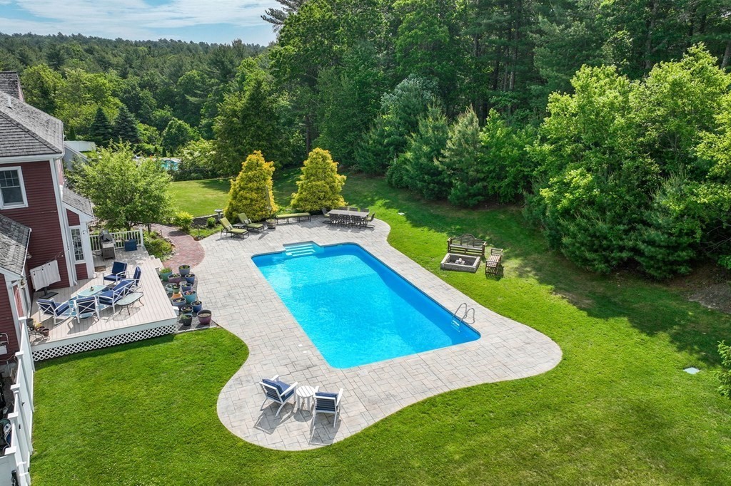 124 Hillcrest Road Marshfield, MA 02050 - Photo 33 of 41 a view of a swimming pool with a patio
