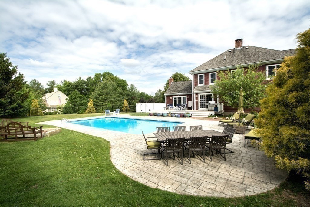 124 Hillcrest Road Marshfield, MA 02050 - Photo 35 of 41 a view of house with swimming pool and sitting area