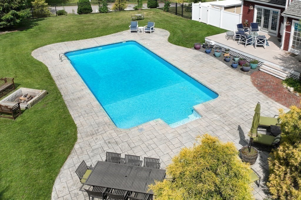 124 Hillcrest Road Marshfield, MA 02050 - Photo 39 of 41 a view of a backyard with swimming pool