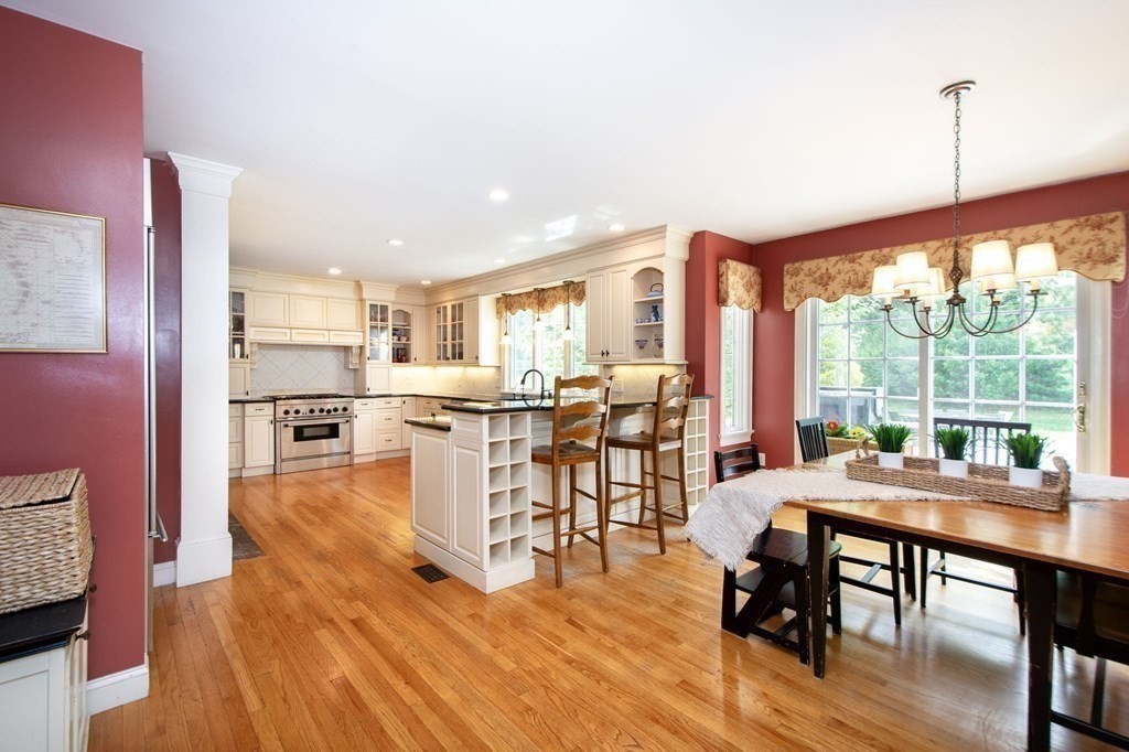 124 Hillcrest Road Marshfield, MA 02050 - Photo 7 of 41 a living room with stainless steel appliances granite countertop furniture wooden floor and a large window