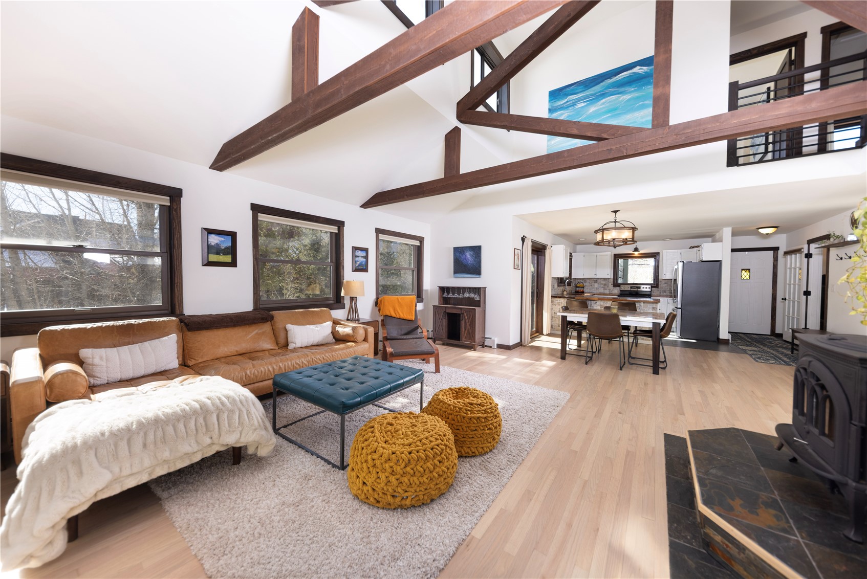 357 Vail Circle Dillon, CO 80435 - Photo 5 of 30 a living room with furniture and a wooden floor