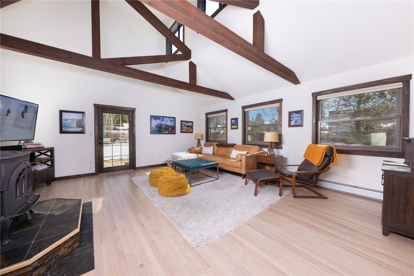 357 Vail Circle Dillon, CO 80435 - Photo 7 of 30 a living room with furniture and a flat screen tv