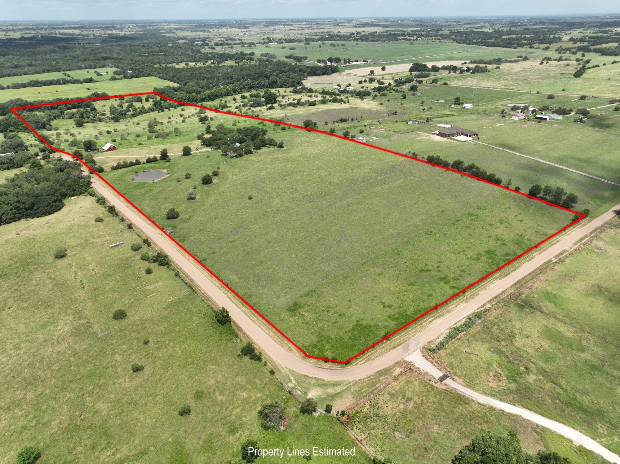 5208 Mensik Road Schulenburg, TX 78956 - Photo 1 of 34 SE Corner of 5208 Mensik Rd with property lines estimated.
