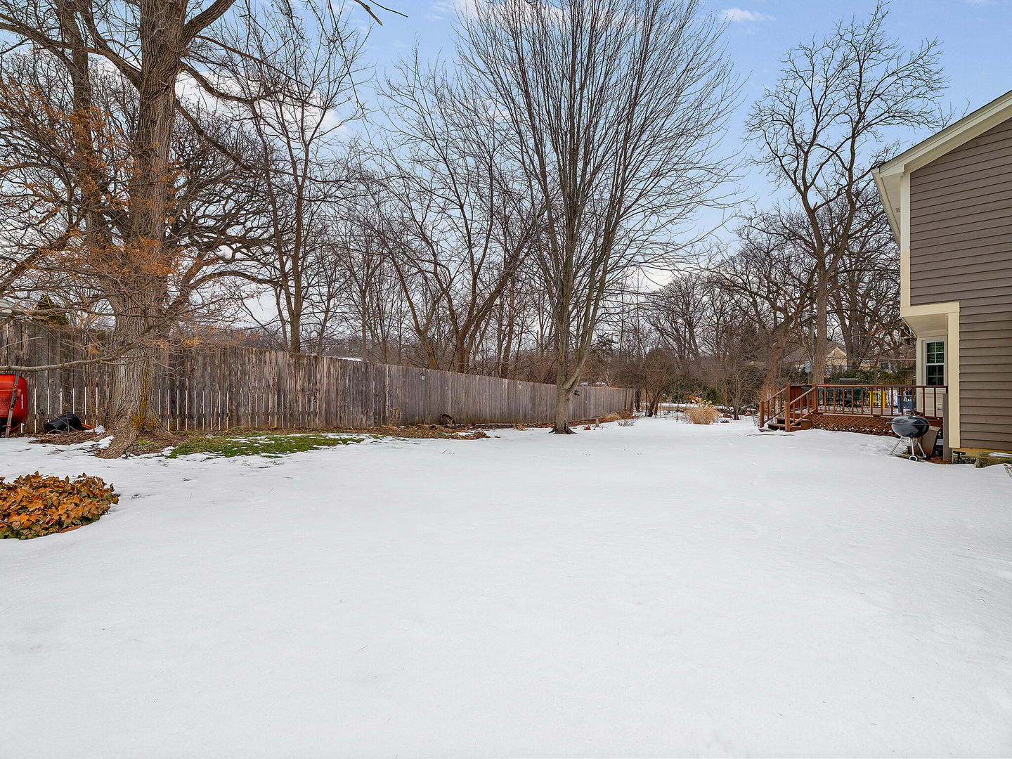 27W626 Garys Mill Road Winfield, IL 60190 - Photo 23 of 23 a view of a yard covered in snow