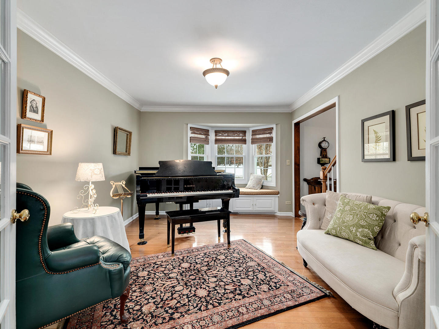 27W626 Garys Mill Road Winfield, IL 60190 - Photo 5 of 23 a living room with furniture and a rug