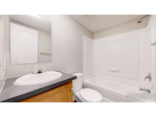 a open hall with a bench