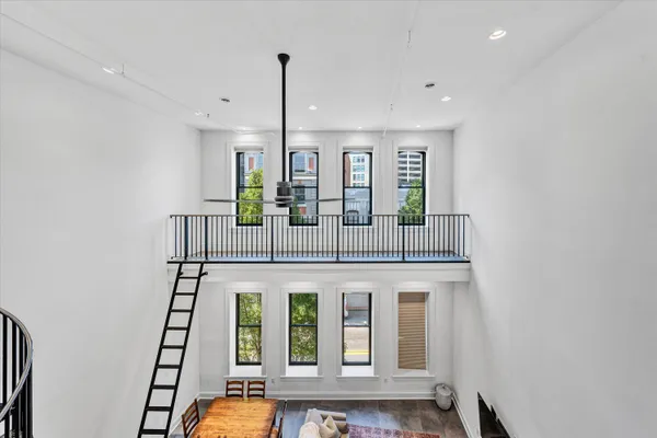 a room with storage and utility