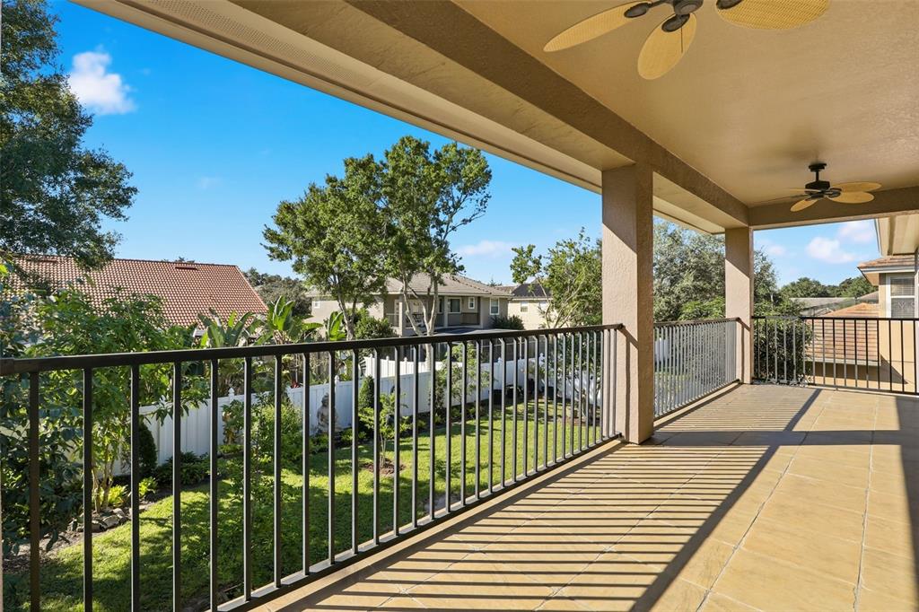 93 Braelock Drive Ocoee, FL 34761 - Photo 31 of 58 a view of balcony with wooden floor