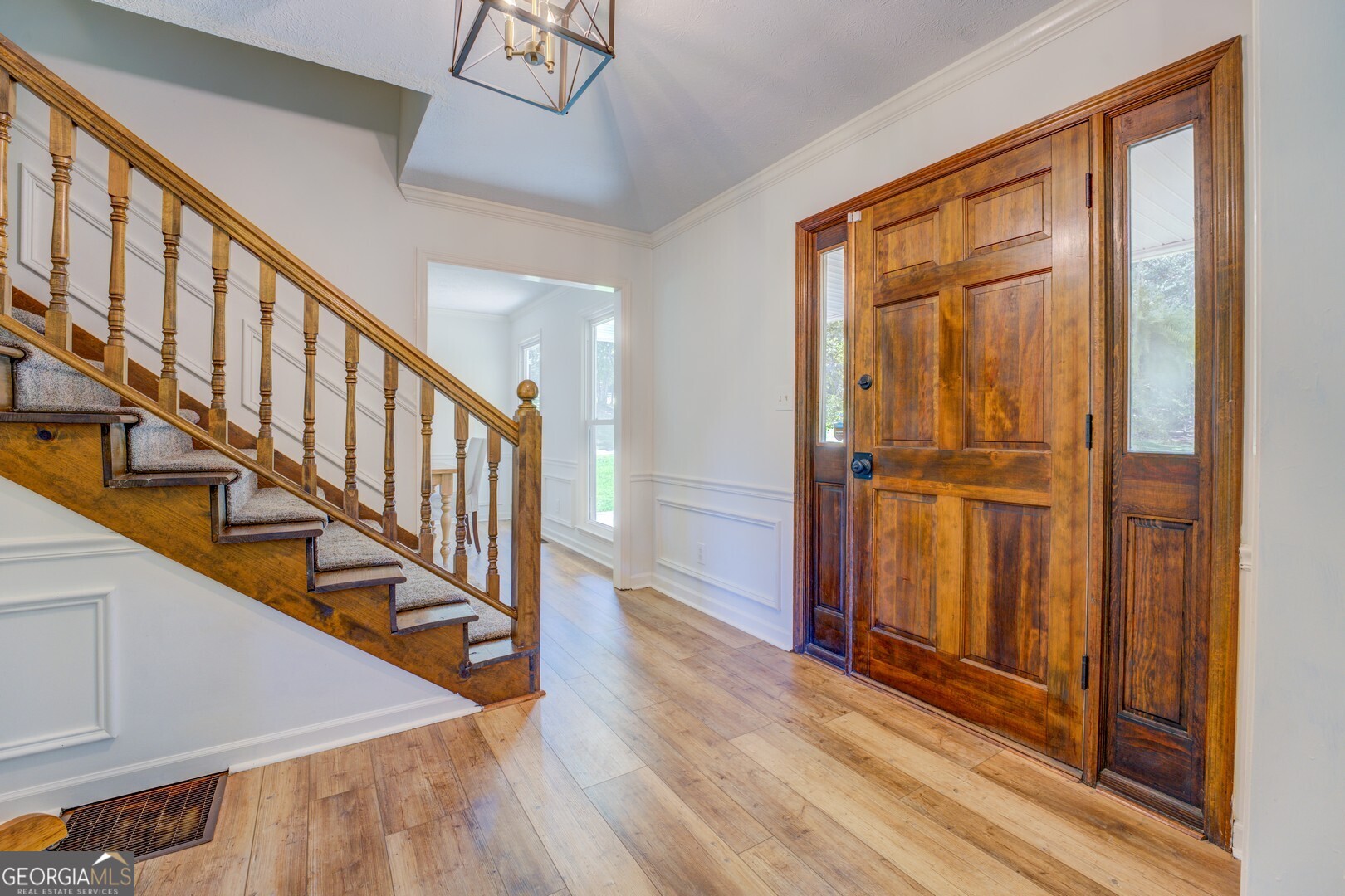 369 Parker Road McDonough, GA 30252 - Photo 8 of 19 a view of an entryway with wooden floor