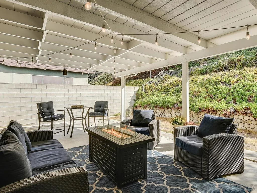 4427 68th Street La Mesa, CA 91942 - Photo 22 of 33 a living room with furniture and a flat screen tv