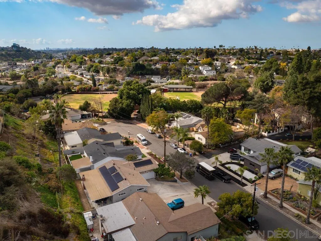 4427 68th Street La Mesa, CA 91942 - Photo 29 of 33 an aerial view of a city with lots of residential buildings
