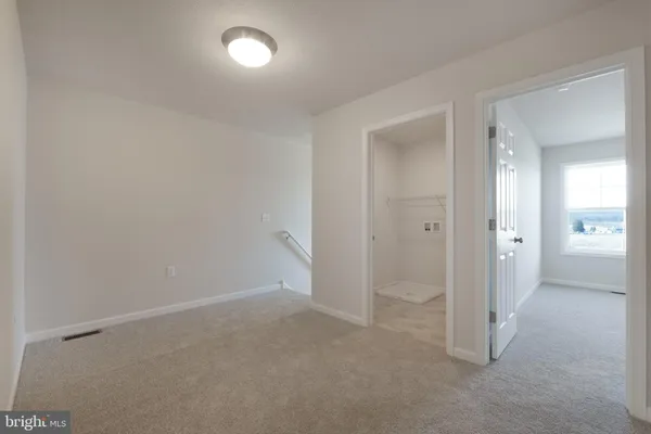 a view of hallway with window