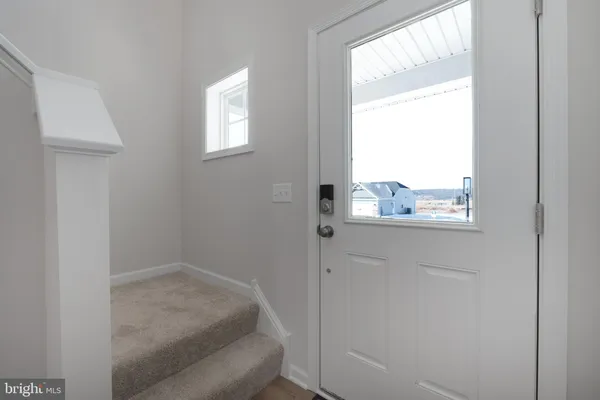 a bathroom with a window