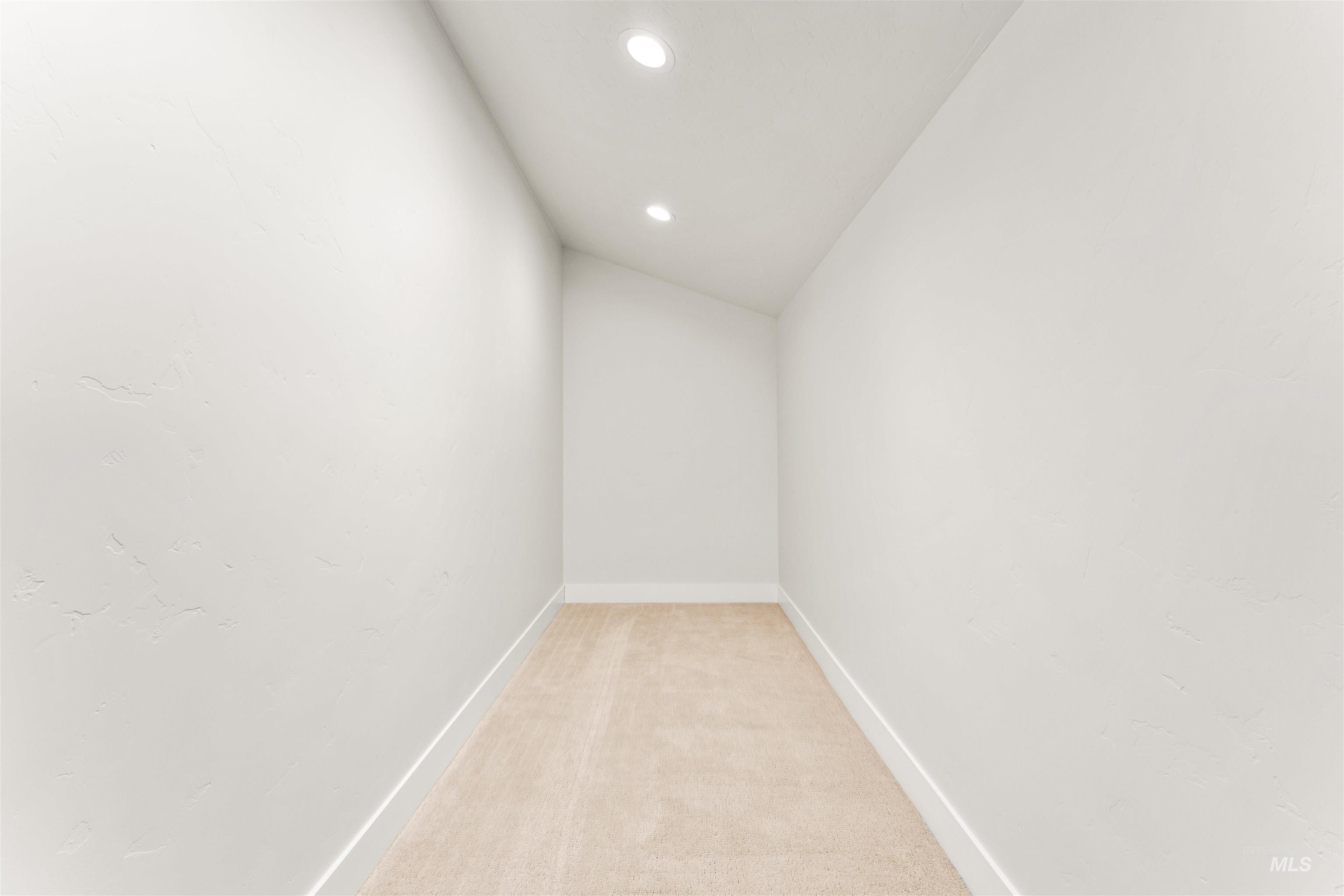 2709 West Gidran Meridian, ID 83642 - Photo 28 of 43 Carpeted alcove featuring a sloped ceiling and recessed lighting