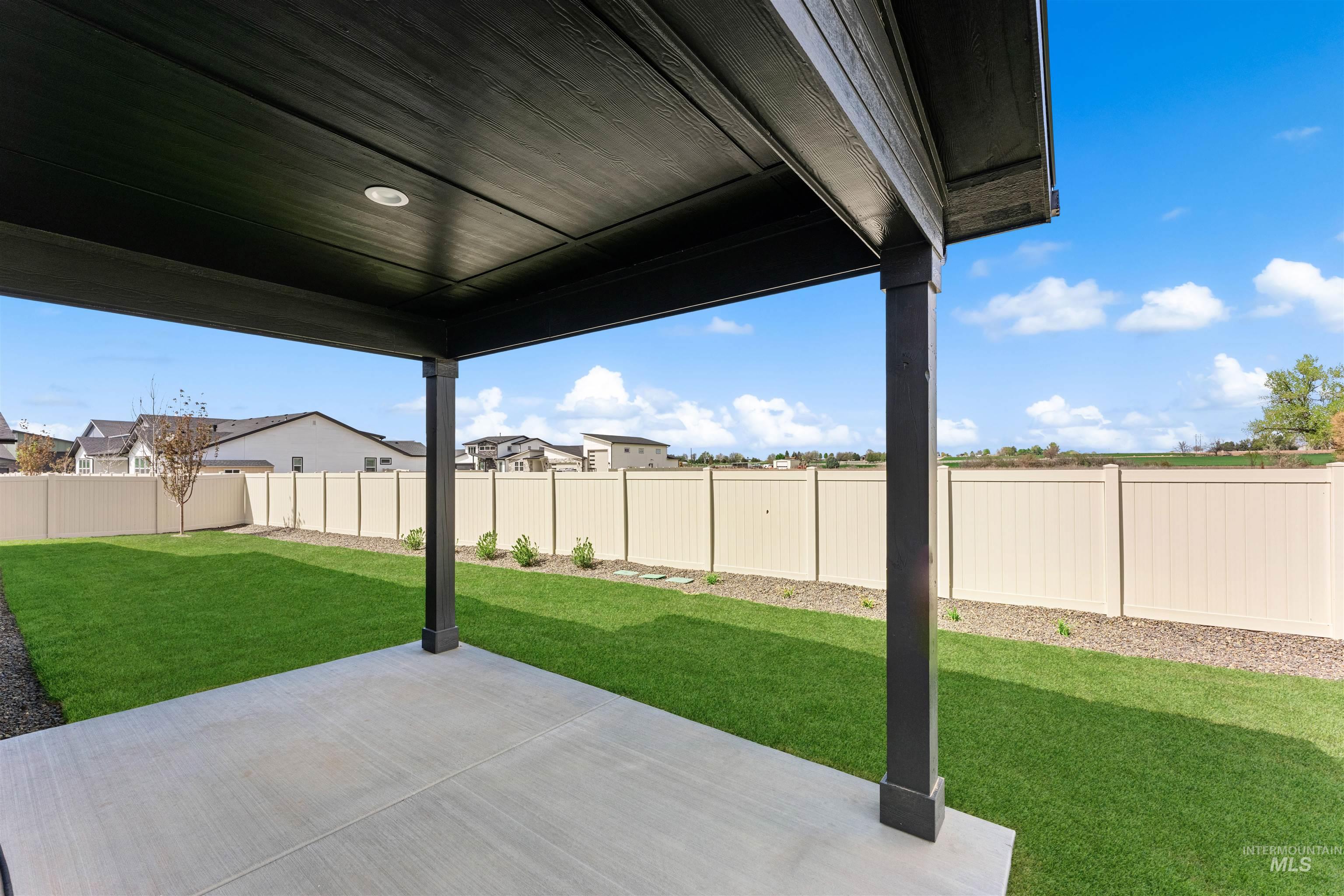 2709 West Gidran Meridian, ID 83642 - Photo 37 of 43 Covered patio with recessed lighting, concrete flooring, and dark support columns