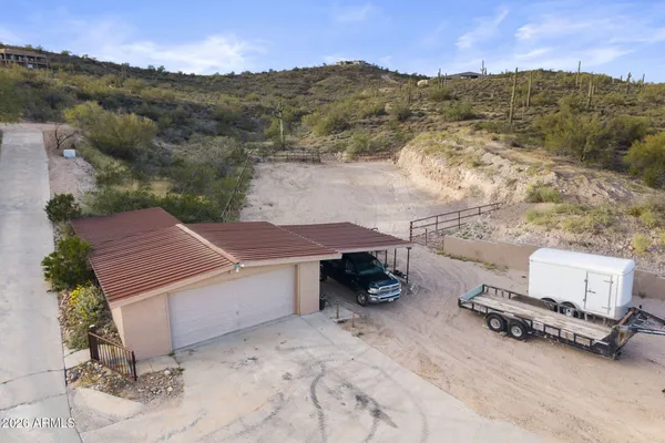 a view of a terrace with a yard