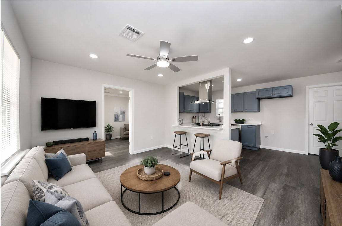 6511 Mohawk Street Houston, TX 77016 - Photo 1 of 32 Living Room -virtual Staged