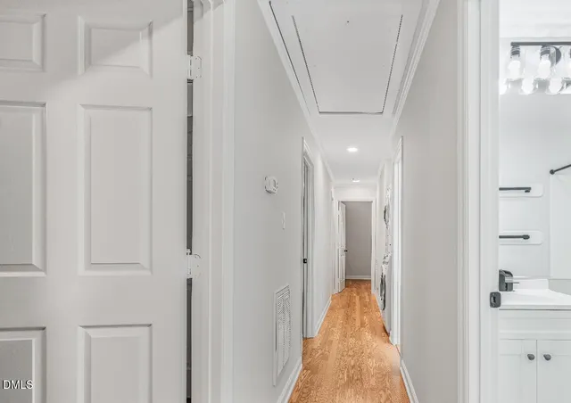 a view of a walk in closet