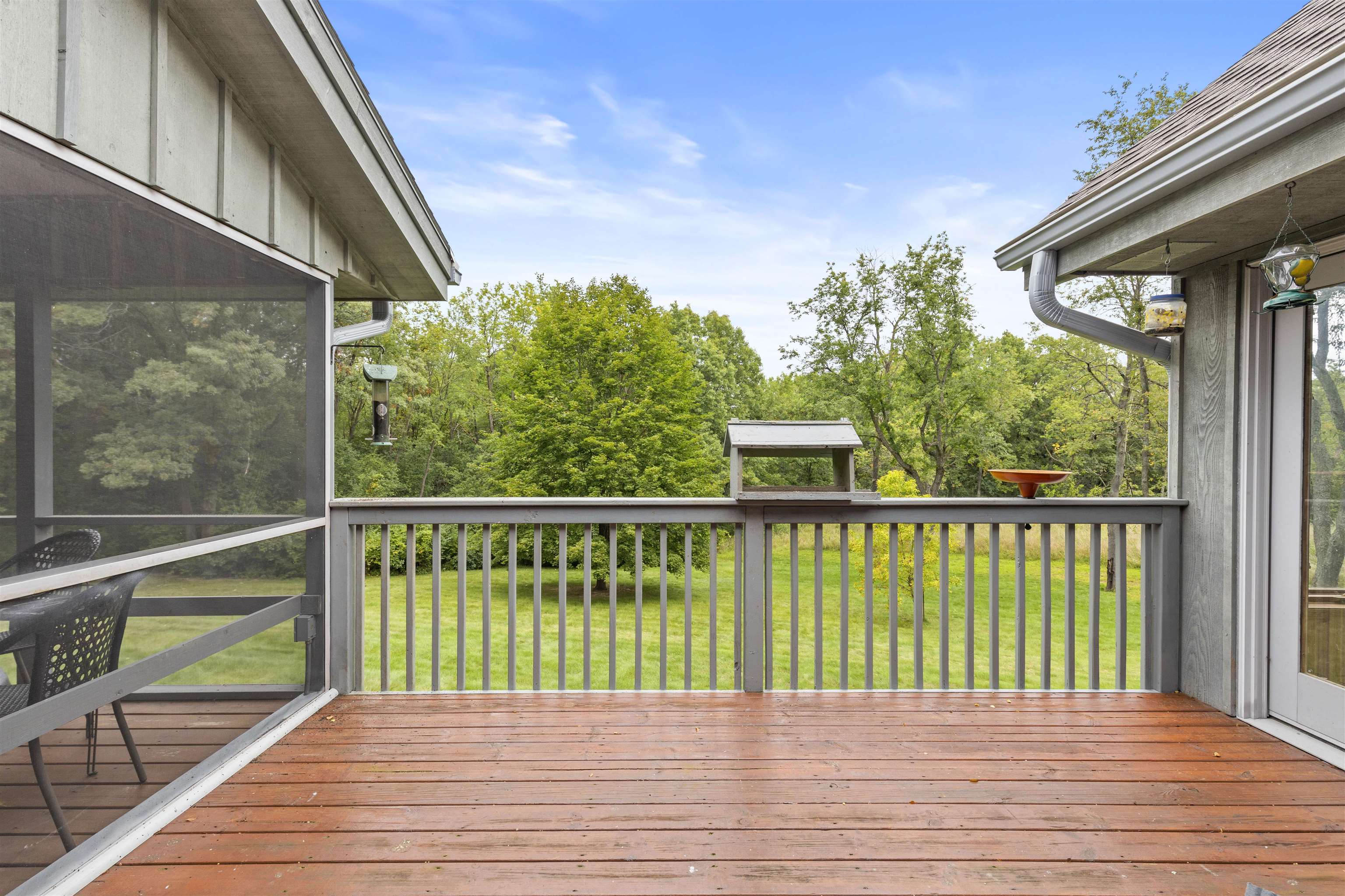 3410 Rotary Road Rockford, IL 61109 - Photo 36 of 65 a view of balcony with wooden floor