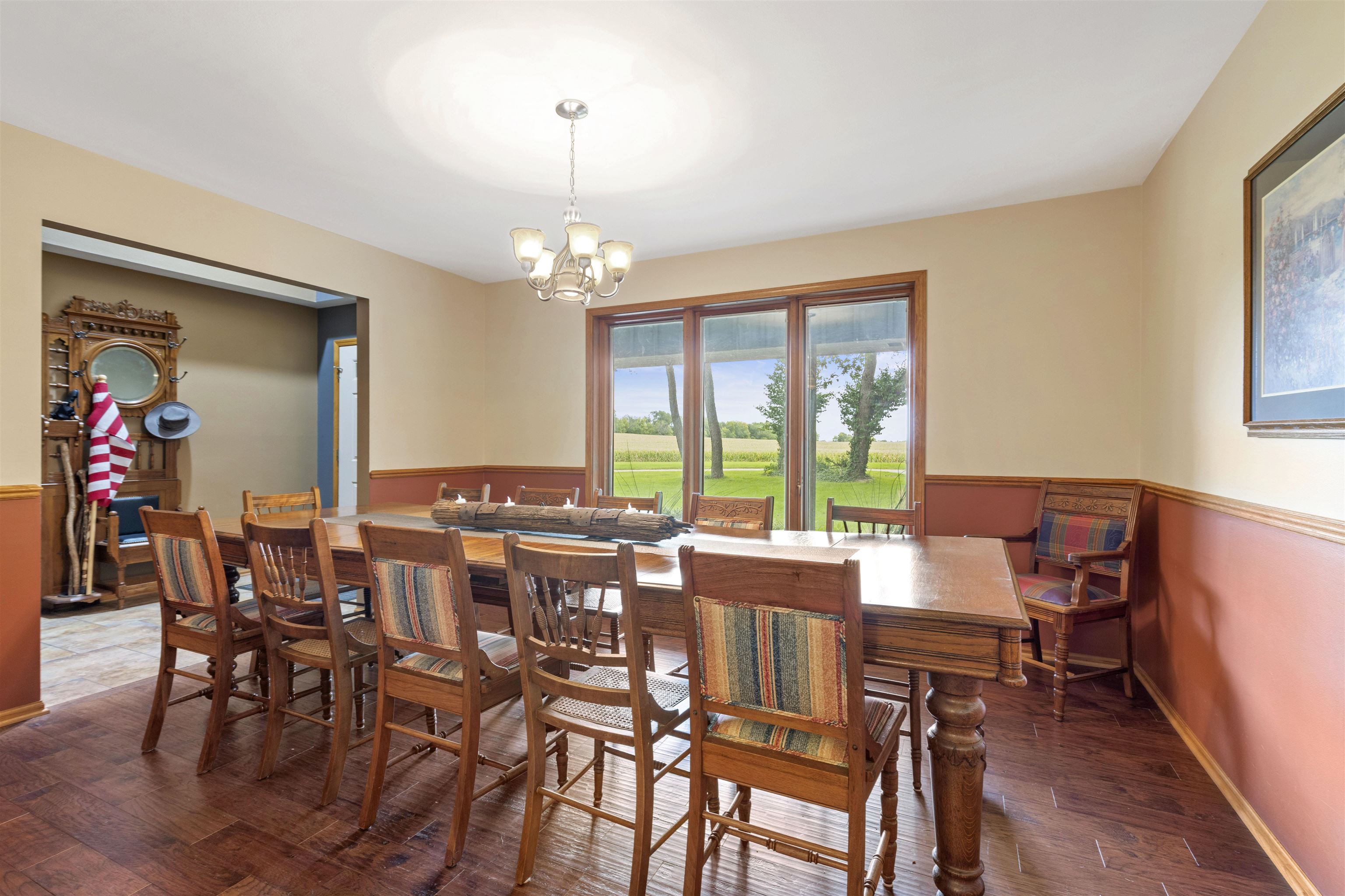 3410 Rotary Road Rockford, IL 61109 - Photo 9 of 65 a view of a dining room with furniture window and outside view