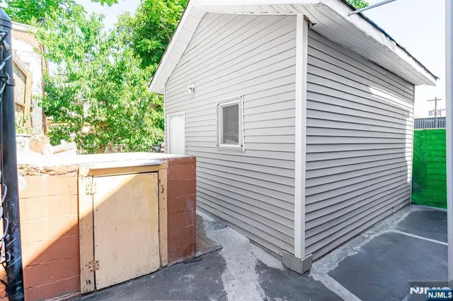 a view of a table and chairs in patio