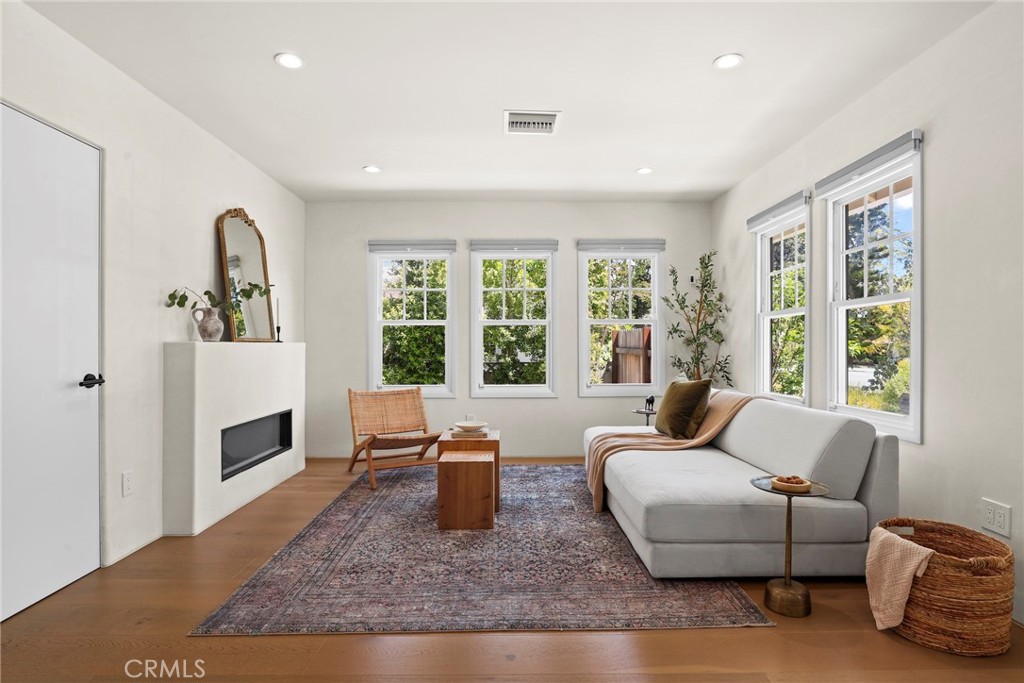 1445 Paloma Street Pasadena, CA 91104 - Photo 5 of 44 a living room with furniture and a fireplace
