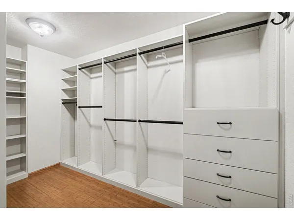 a view of walk in closet