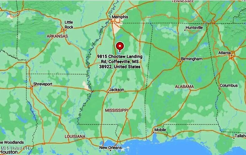 9815 Choctaw Landing Road Coffeeville, MS 38922 - Photo 39 of 39 Map3