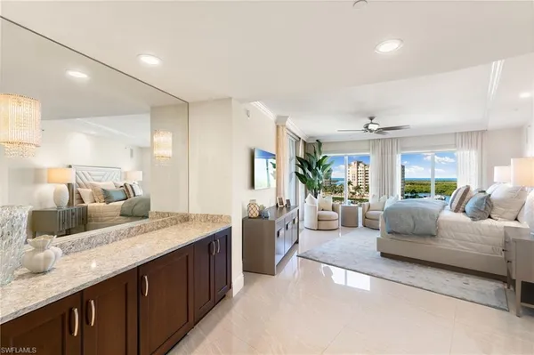 a kitchen with a stove and a microwave